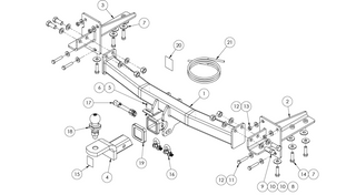 TOWBAR & WIRING KIT HOLDEN EQUINOX  9/17 - 11/20