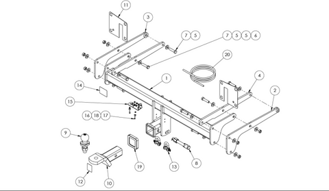 TOWBAR & WIRING KIT AUDI Q5  FEB-17 - ON REQ-4828