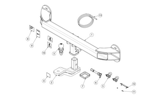 TOWBAR & WIRING KIT BMW X2 F39   11/17 - ON  T=18