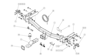 HAYMAN REESE FORD ENDURA OCT 2018-ON TOWBAR KIT