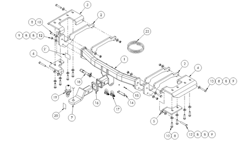 TOWBAR & WIRING KIT HAVAL H6 5DR SUV 7/16-02/21