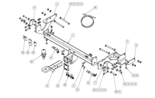 TOWBAR & WIRING KIT HYUNDAI PALISADE  10/20-ON