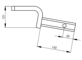 HAYMAN REESE TOWBALL MOUNT 40X40 1600KG