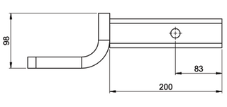 HAYMAN REESE TOWBALL MOUNT 50X50 2500KG