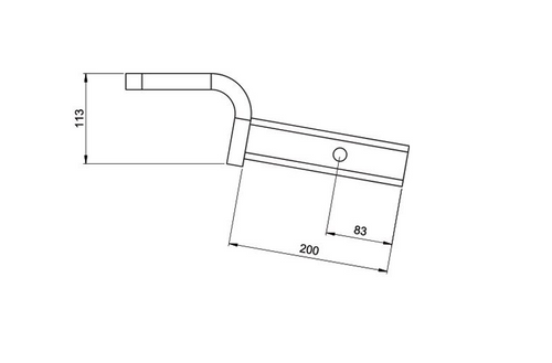 HAYMAN REESE TOWBALL MOUNT 50X50 ANGLED 2500KG