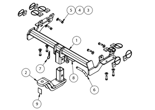 TOWBAR & WIRING KIT BMW F30 320D  03/12-11/18