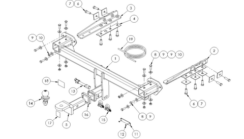 TOWBAR & WIRING KIT SUBARU FORESTER 7/18 - ON