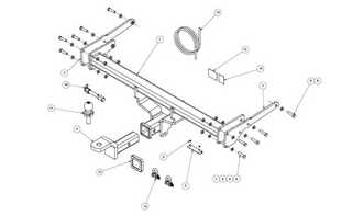 TOWBAR & WIRING KIT SUZUKI VITARA LY SER2 10/18-ON