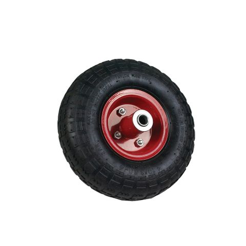10 inch Red Insert Solid Wheel