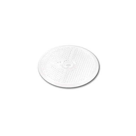 Reflector White Screw On 60mm Round