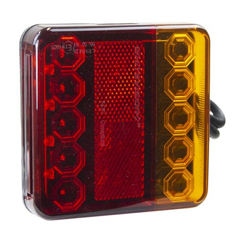 LED Right Tail light Stop / Indicator with licence plate light ( No cable )