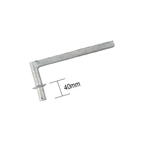 Bracket Wobble Single GAL 40mm Shank