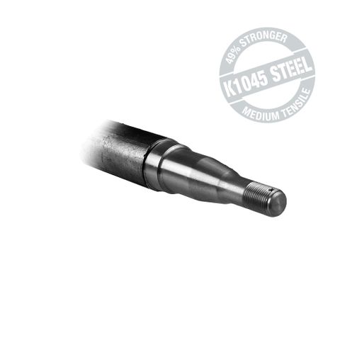 Stub Axle 39mm Round 10in Comp