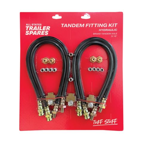 Hydraulic Brake Fitting Kit 3/16 inch Tandem Axle Trailer