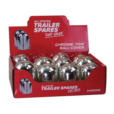 Chrome Tow Ball Cover (12 items per box)