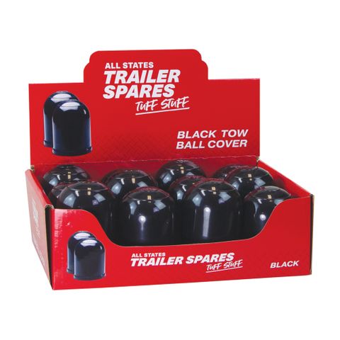 Tow Ball Cover Black x12
