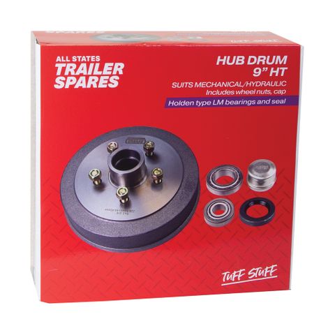 HT Hub Drum 9in Brg Seal Cap LM