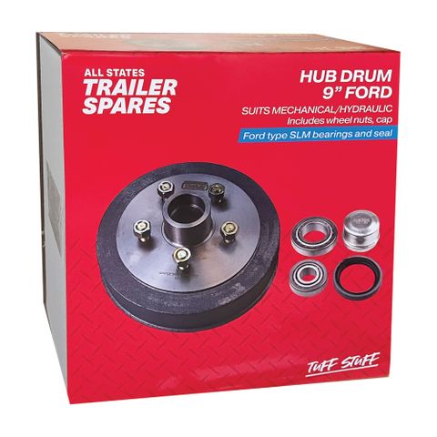 Ford 9inch Hub Drum SLM Bearings Seal & Cap