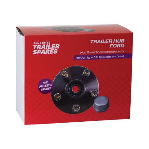 Ford Lazy Black Hub LM Bearings Seal & Cap