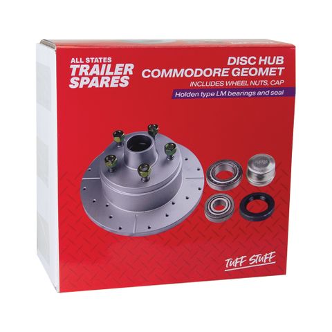 COMM Hub Disc Zinc Brg Seal Cap LM