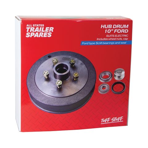 Ford 10inch Hub Drum SLM Bearings Seal & Cap