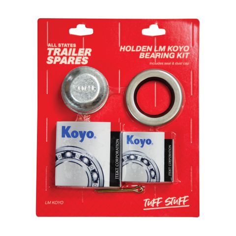 LM Koyo Bearing Kit with Seal Cap & Split Pin