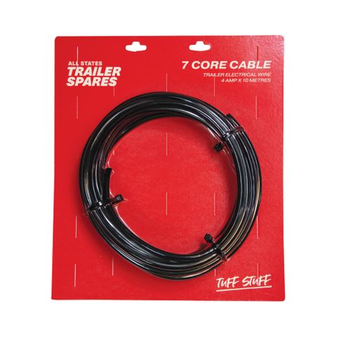 Cable 7 Core Coloured 4 amp x 10mtrs