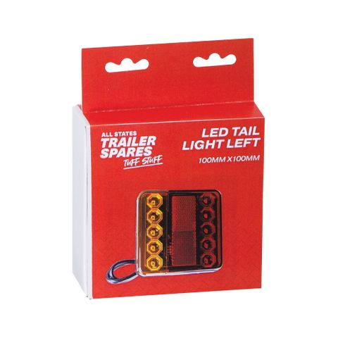 LED Left Tail Light 100mm x 100mm