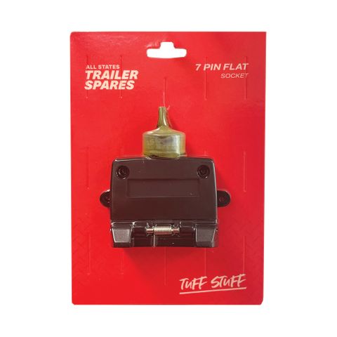 Trailer Socket 7 Pin Flat