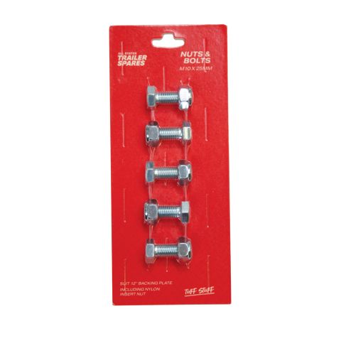 Nylon Insert Nuts & Bolts x 4