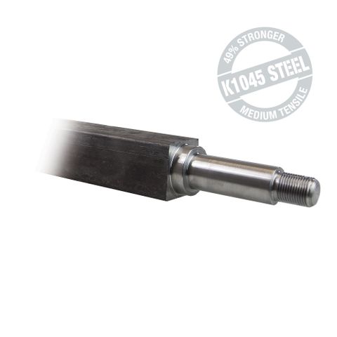 Stub Axle 45mm Sq Imerial Velox 10in