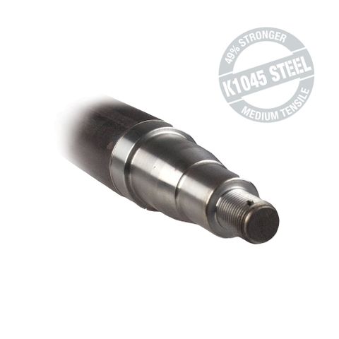 Stub Axle 50mm Round 10in 2T