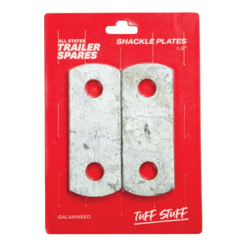 Shackle Plate 1/2 inch Galvanised (2 per pack)