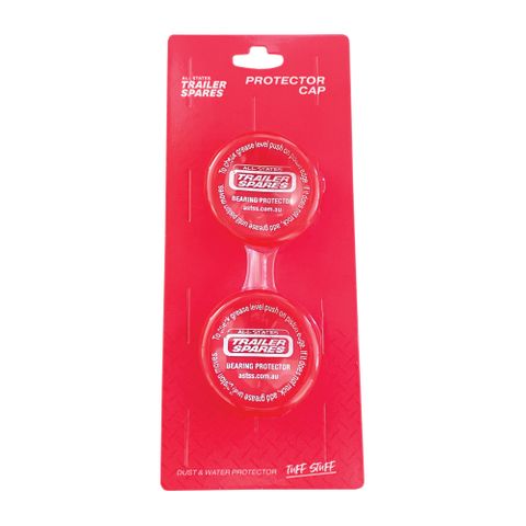 Bearing Buddy Cap 45mm Red (2 per pack)