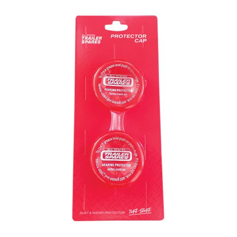 Bearing Buddy Cap Red x2