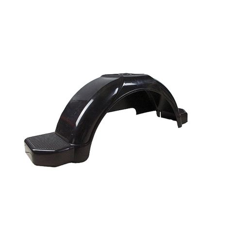 Mudguard Poly Black suits 13in