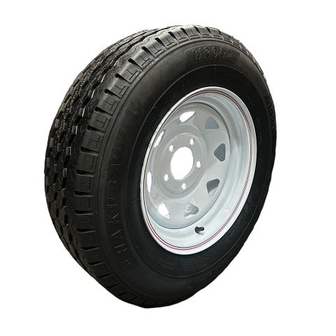 Rim & Tyre 14x6 COMM White