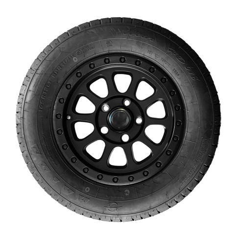 Rim,Cap,& Tyre 13in NEW STYLE Alloy FORD Blk Satin