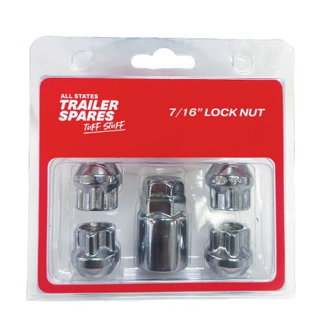 Wheel Lock Nuts 7/16in with Key