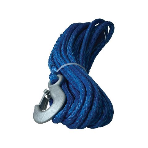 Winch Rope with Snap Hook 8m