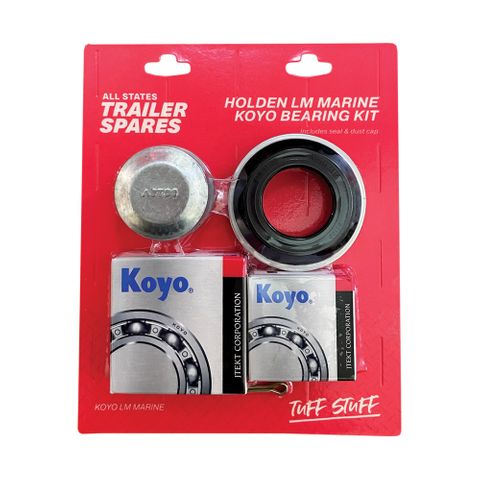 LM Koyo Marine Bearing Kit with Seal Cap & Split Pin