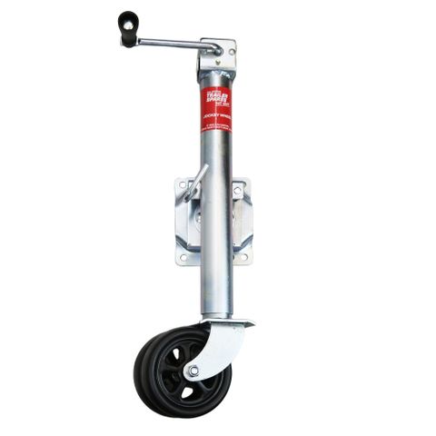 6inch Jockey Wheel Dual Mag Wheels Bolt On Clamp 680kg