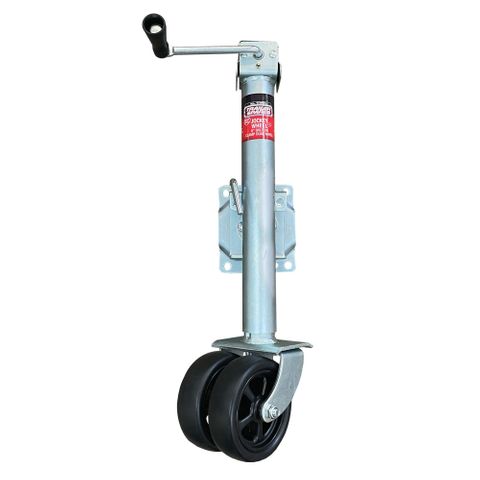 6inch Jockey Wheel Dual Mag Wheels Bolt On Clamp 680kg