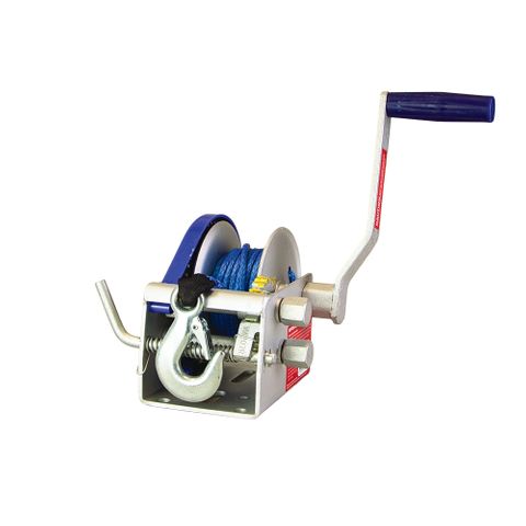 Winch Ratio 10:1 / 5:1 / 1:1 w/Rope Snap Hook 900Kg