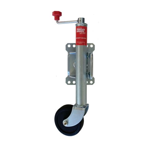 J/W 6in Solid Wheel U Bolt Swivel Clamp 350kg