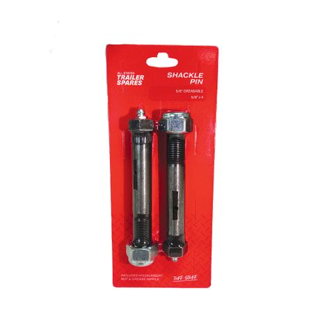 Shackle Pin 5/8x4in Greasable UNF with Nut (2 PK)