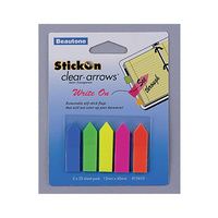 Flags Stick On Neon 25 x 76mm 5 colours