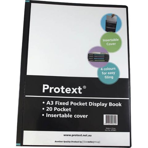 Display Book A4 20f/p Insert Clearfront