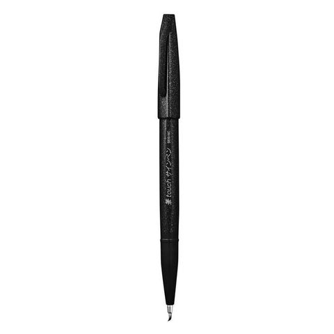 Pen Uni Pin Fineliner Black Brush Tip