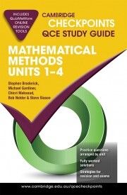Checkpoints QCE Mathematical Methods 1 - 4